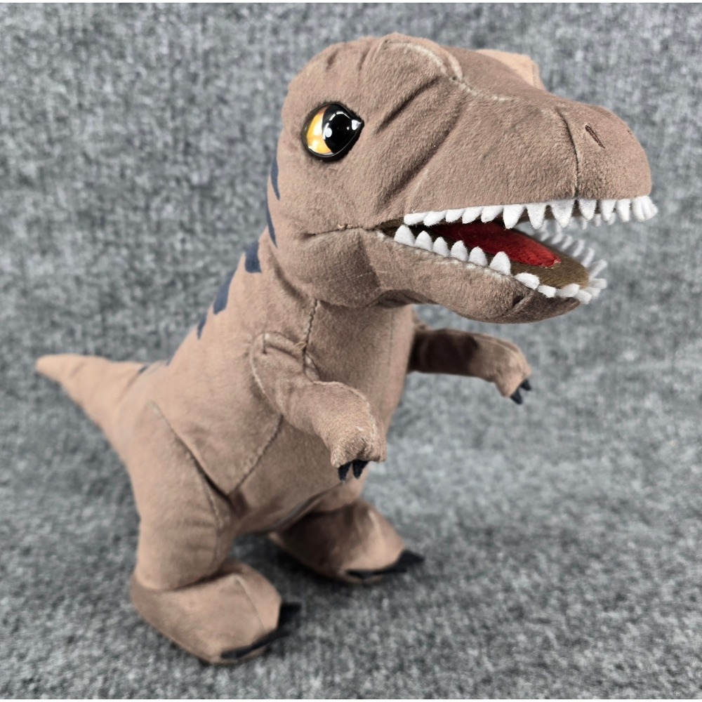 Jurassic World Rebirth Roaring T-Rex Interatcive Plush 10" Brown by Just Play
